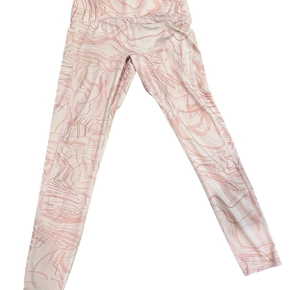 GymShark Women’s Leggings Pink Swirl Size M - Picture 5 of 9